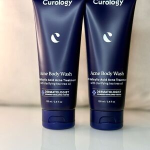Curology Acne Body Wash 3.4 Fl Oz With Salicylic Acid & Tea Tree Oil Set Of 2